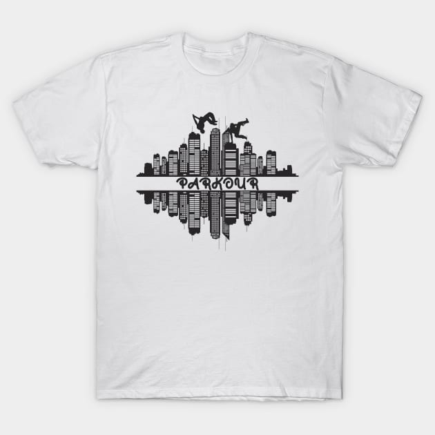 parkour  freerunning T-Shirt by Teeeshirt